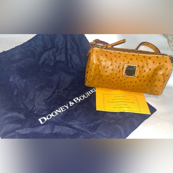 Dooney & Bourke Handbags - Dooney & Bourke Ostrich Leather Mini Bag
